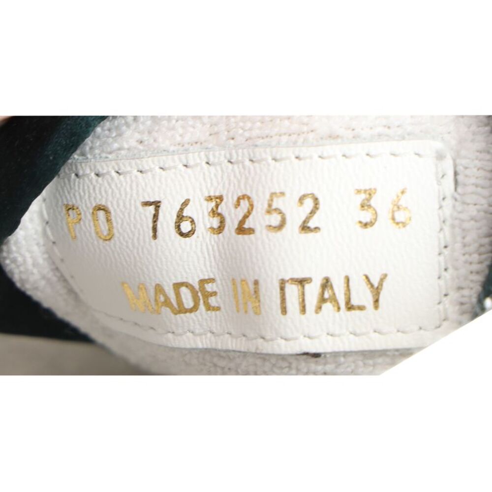 Saint Laurent SL/61 Low-Top Sneakers in Green Satin - Picture 8 of 12